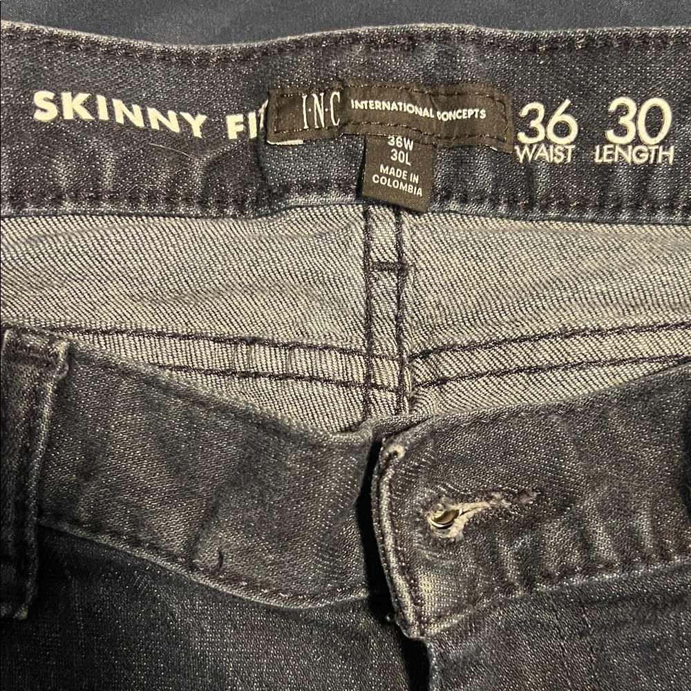 INC International Concepts Dark Wash Denim Jeans